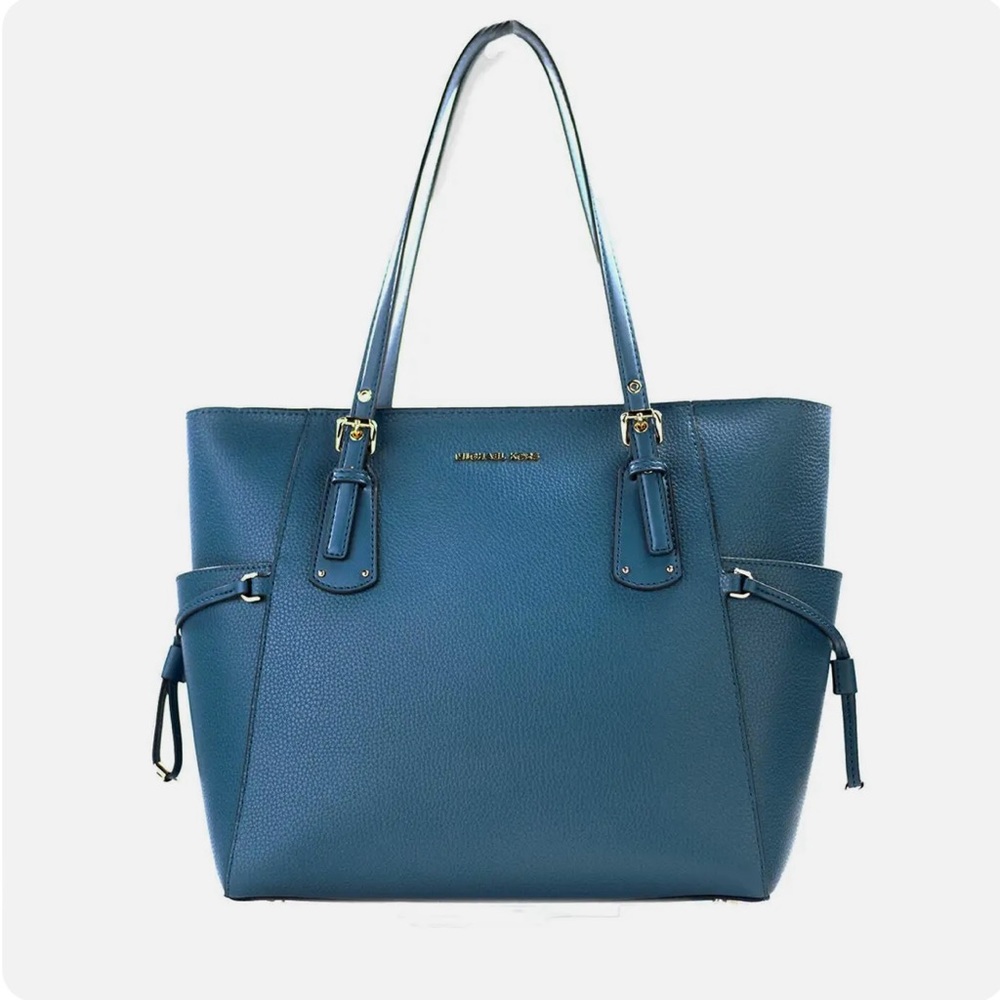 Michael Kors Voyager Cross Grain Leather Tote